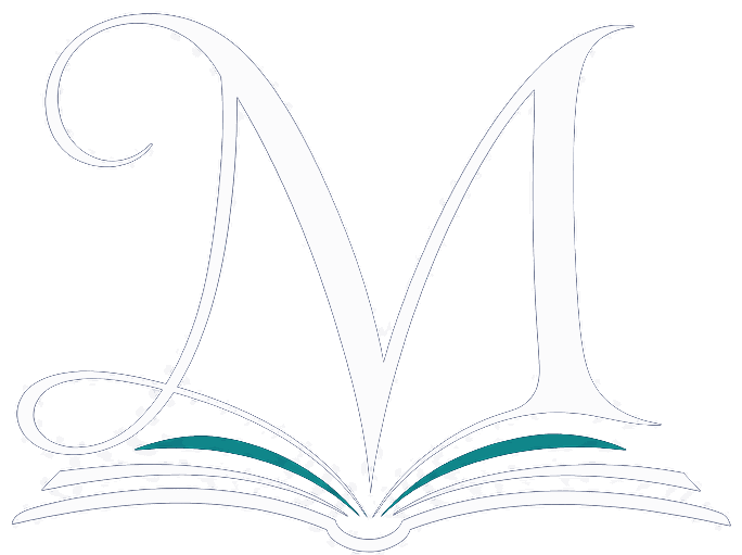 Mon Amie's signature M and open-book emblem